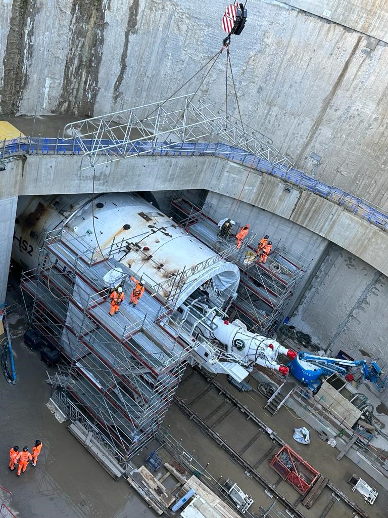 Millcroft continues its crucial role in HS2 project with TBM expertise